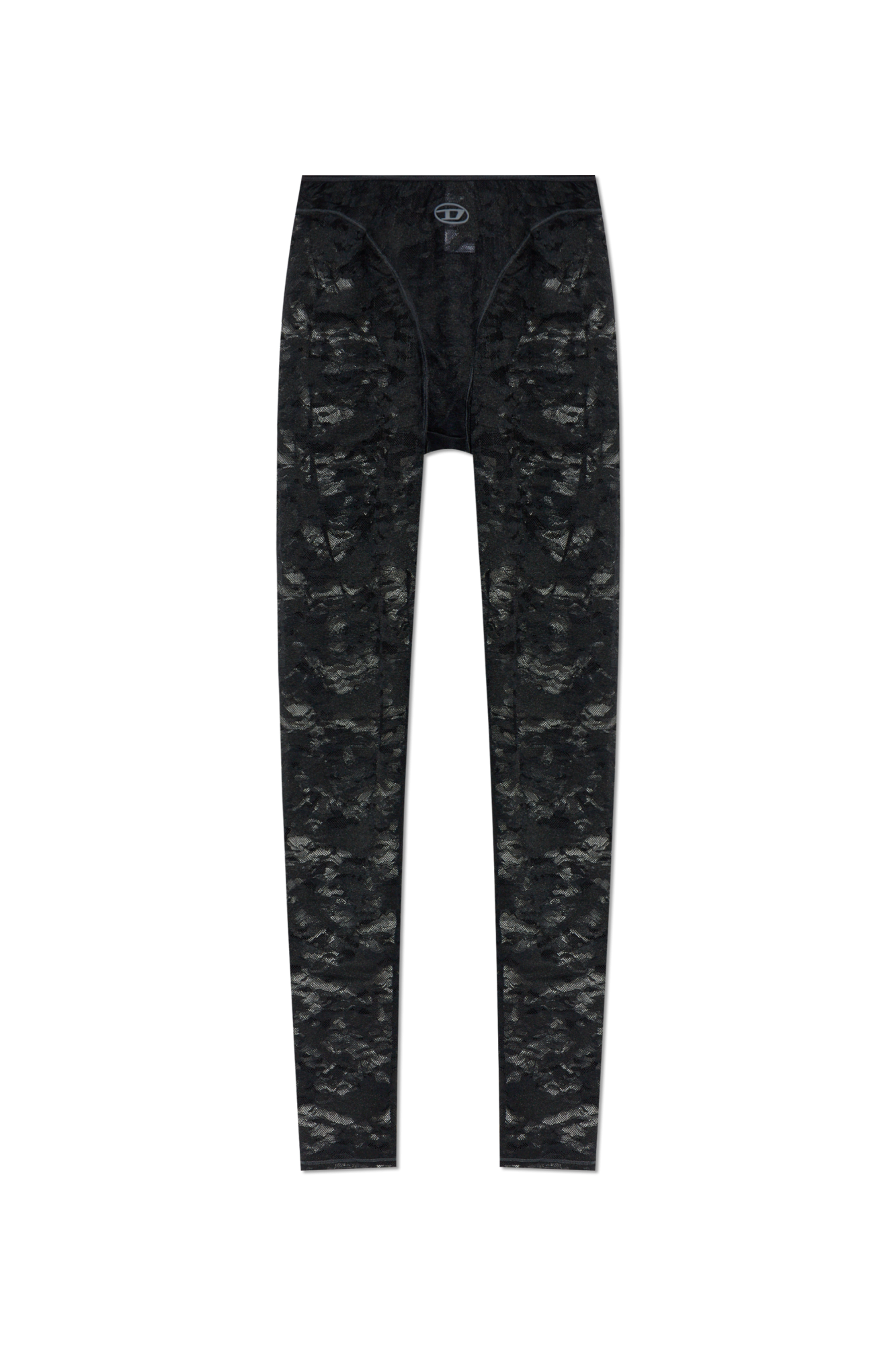 【関税&送料込】Diesel Claire-Utlt Lace Leggings Women's Camo lace leggings | Black | Diesel